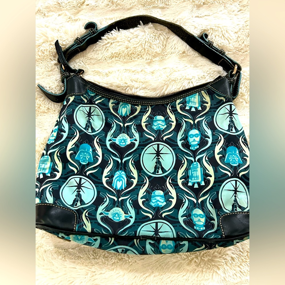Disney cruise line Dooney & Bourke Star Wars purse 2015 blue Nylon Hobo